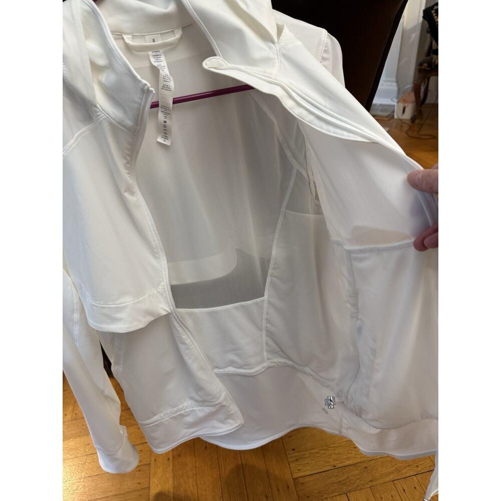 Lululemon Kicking Asphalt FullZip Jacket, Size 8, NWT-White - Picture 5 of 14